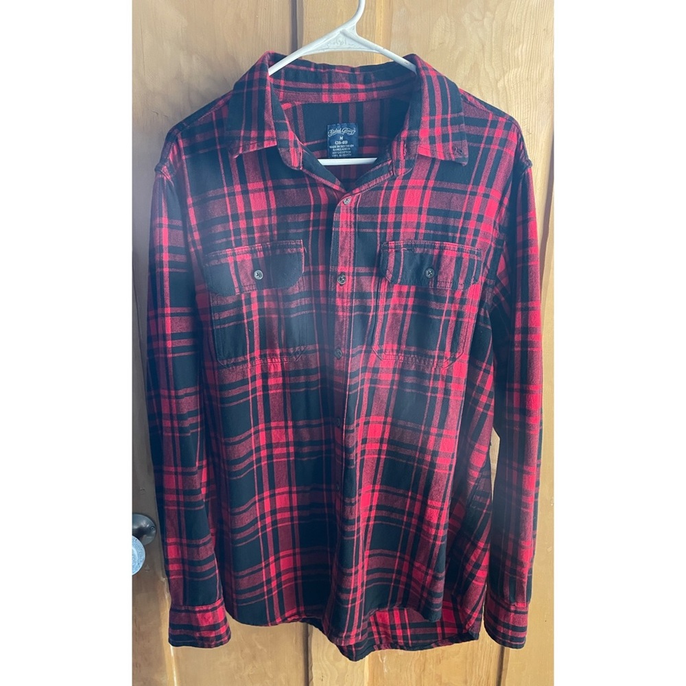 Faded Glory Cotton Button Up - M
